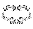 vintage floral frame