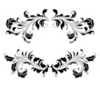 vintage floral frame