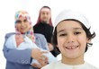 Happy Arabic family