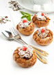 Cakes with chocolate mousse Cakes with chocolate mousse