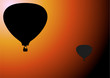 ombres montgolfières