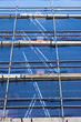 blue construction background