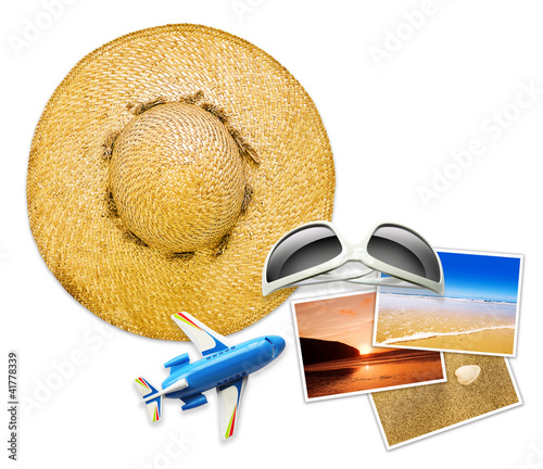 Foto: summer travel objects summer travel objects
