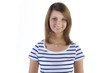 Portrait einer sympathischen jungen Frau Portrait einer sympathischen jungen Frau