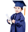 Photo: Little boy graduating Little boy graduating