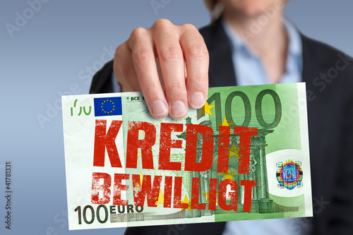 Foto: Kredit bewilligt Kredit bewilligt