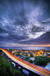 Ville de Saint-Paul au crépuscule - La Réunion