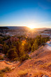 Sunrise in bryce canyon