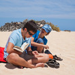 reading and talking
