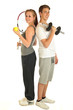 Tennis und Hantel mit Teens 24.5.12