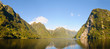 Deep in the interior of Doubtful sound, New Zealand