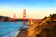 Golden Gate Bridge at sunset