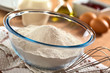 Photo: Preparing a dough for crepes or pancakes Preparing a dough for crepes or pancakes