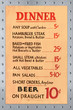Vintage Cafe Menu #2