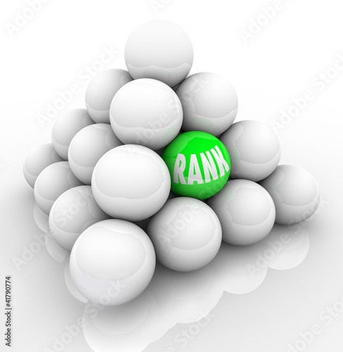Illustration: Rank Ball Pyramid One Reputation Comparison to Others Rank Ball Pyramid One Reputation Comparison to Others