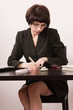 Secretary in a office