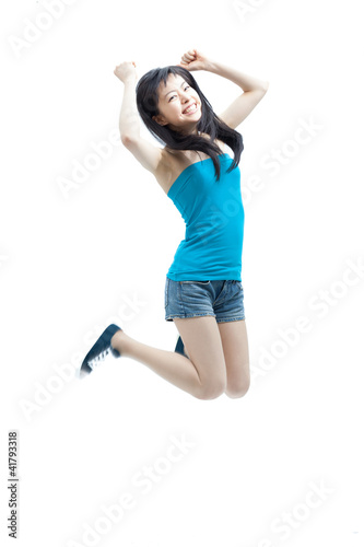 Photo: ジャンプする女の子 ジャンプする女の子