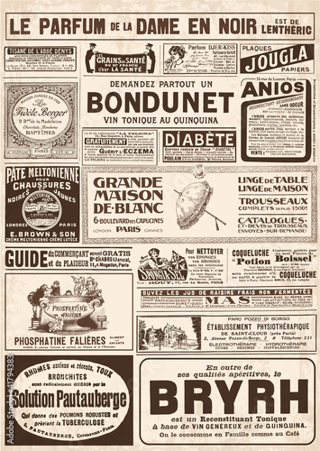 Vector: page de pub page de pub