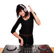 beautiful girl dj play music beautiful girl dj play music