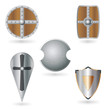 Set of shields
