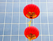Red Chinese lantern Red Chinese lantern