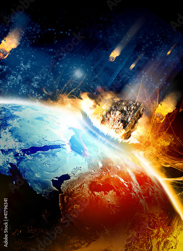 Illustration: Météorite Météorite