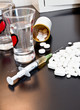 addict's night table
