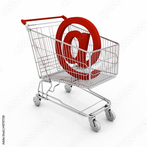 Illustration: e-commerce shopping cart e-commerce shopping cart