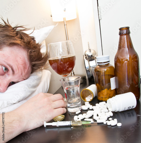 Photo: addict's night table addict's night table