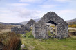 Old house, ruins at mountains valley