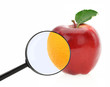 Diet concept. Fruits against cellulite