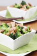 Chicken and broccoli stir fry. Shallow dof Chicken and broccoli stir fry. Shallow dof