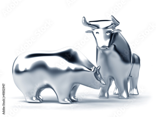 Illustration: Bulle und Bär Bulle und Bär