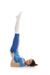 Photo: Image of a girl practicing yoga Image of a girl practicing yoga
