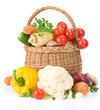 healthy vegetable food isolated on white healthy vegetable food isolated on white
