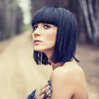 portrait of a beautiful girl in the forest portrait of a beautiful girl in the forest