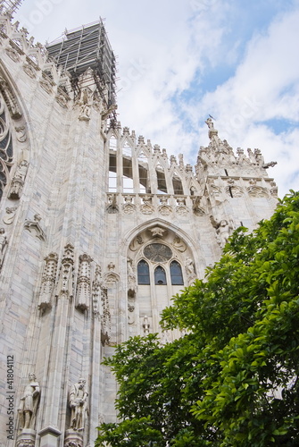 Foto: Facciata posteriore del Duomo di Milano Facciata posteriore del Duomo di Milano