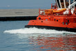 tugboat at sea