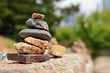 Small stone cairn