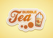Vector: Bubble Tea Logo Bubble Tea Logo