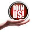 Join us! Button, Icon
