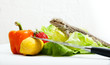 Bartagame mit Obst und Gemüse II
