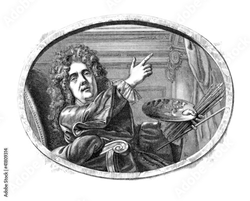 Illustration: The Painter - 17th-18th century The Painter - 17th-18th century