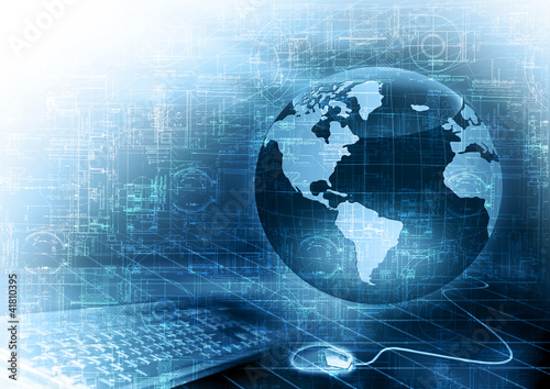 Illustration: Best Internet Concept of global business from concepts series Best Internet Concept of global business from concepts series