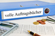 volle Auftragsbücher
