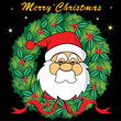 Christmas santa card