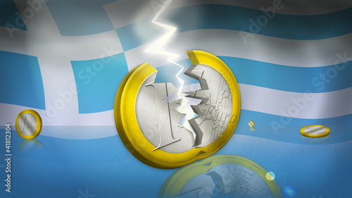 Illustration: Eurokrise Finanzkrise Griechenland Eurokrise Finanzkrise Griechenland