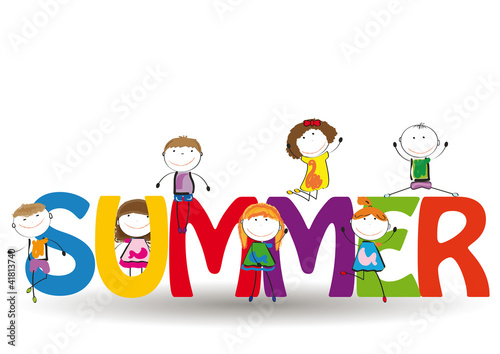 Illustration: Kids summer Kids summer
