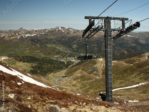 Photo: skilift at Massif Central - France skilift at Massif Central - France