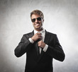 Fashionable businessman